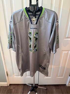 NFL Seattle Seahawks Percy Harvin Onfield Wolf Grey Jersey